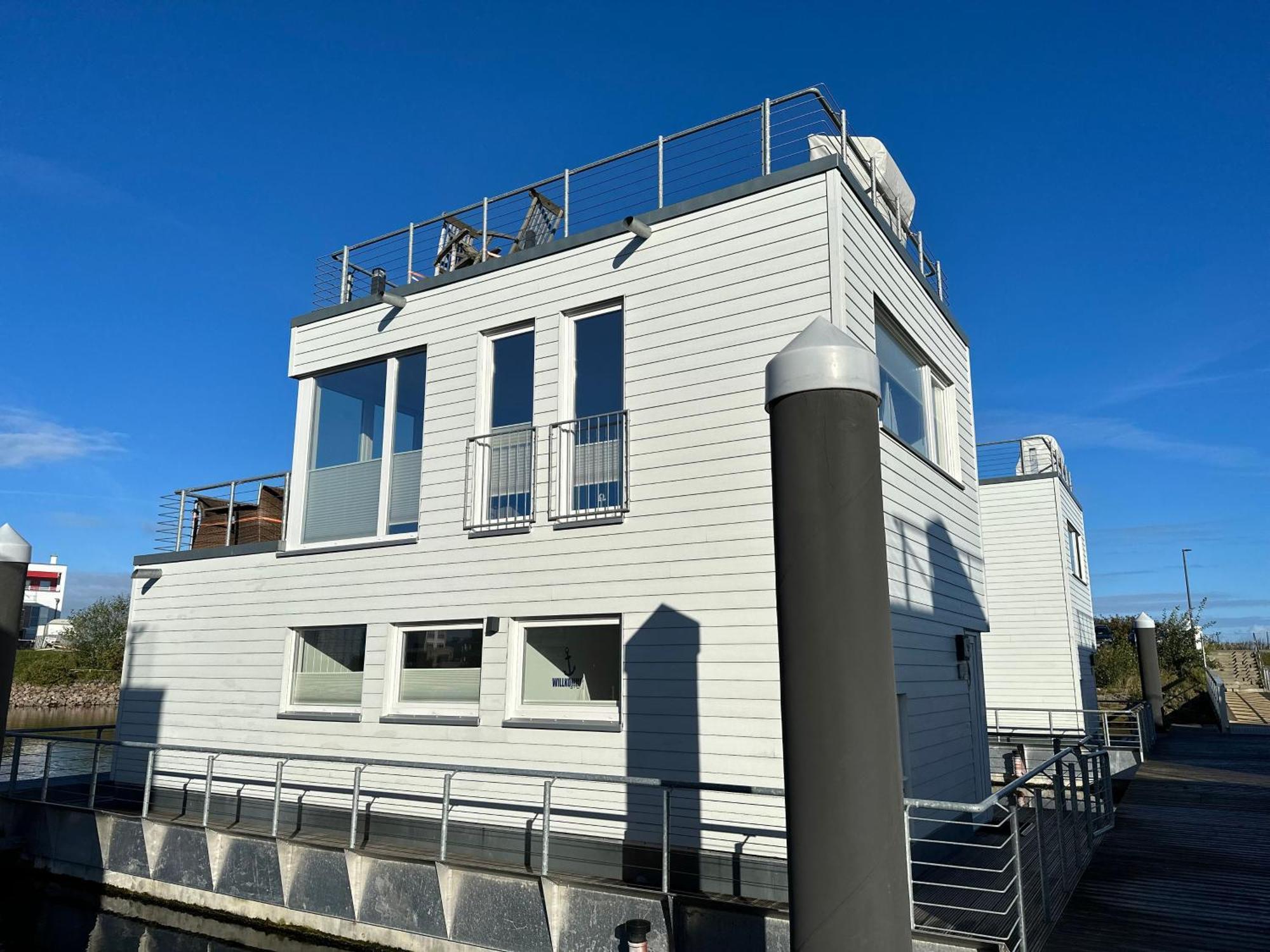 Schwimmendes Haus - An Bord Zwei Hotel Olpenitz Exterior photo